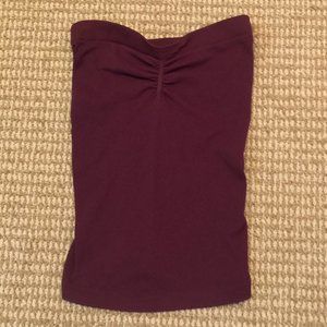 Free People Seamless Wine Red Tube Top M/L